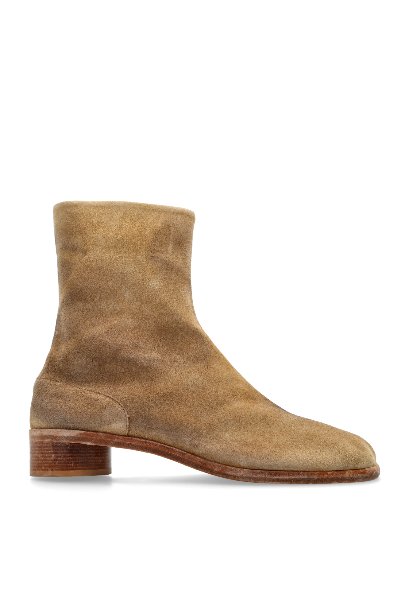Maison Margiela Heeled ankle boots with tabi cutout | Men's